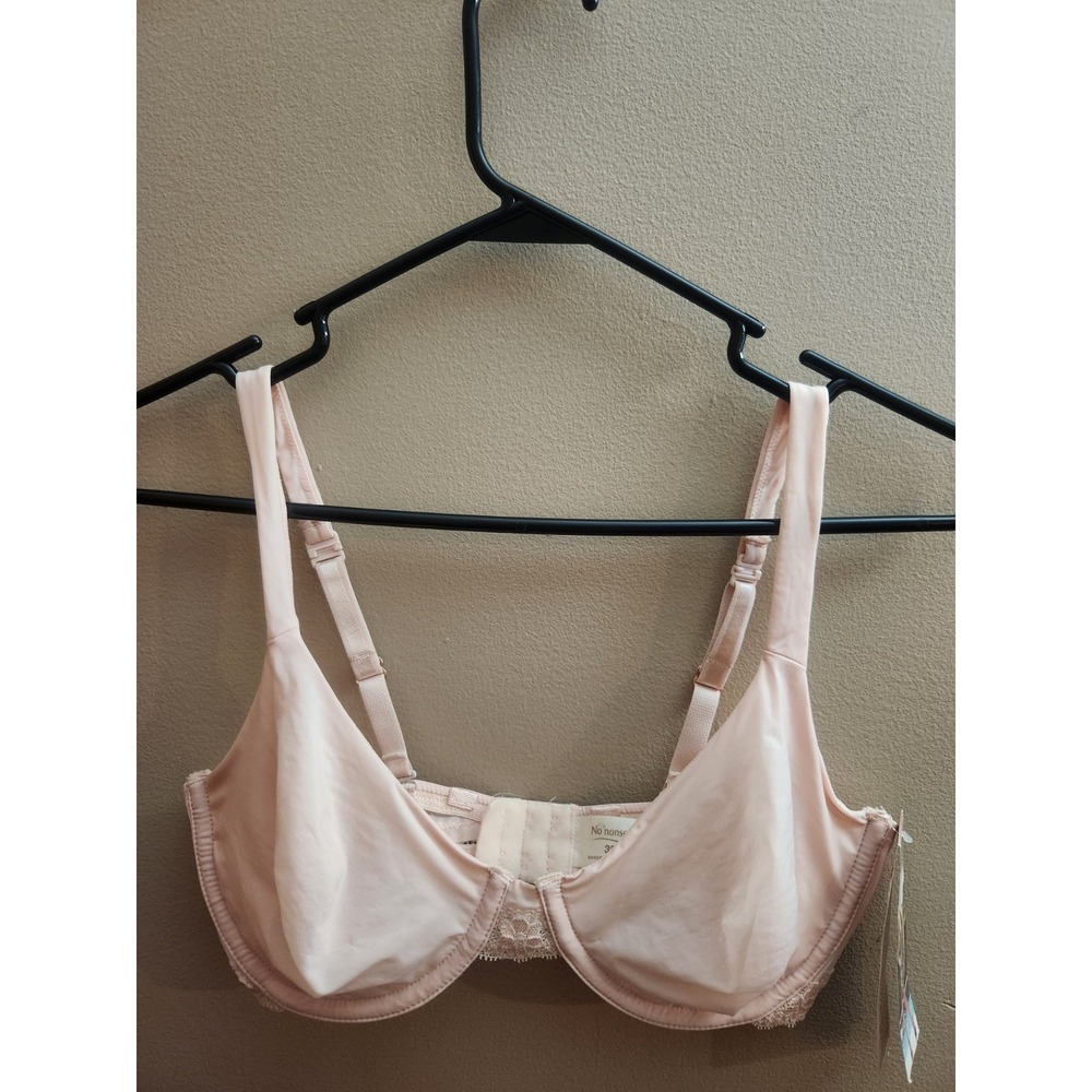 No Nonsense Great Shapes Adjustable Underwire Bra Blush Pink Size 38C NWT